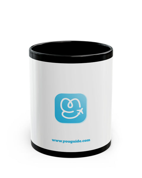 Yutra Designs Matte Black Mug - Elegant and Versatile (11oz, 15oz)