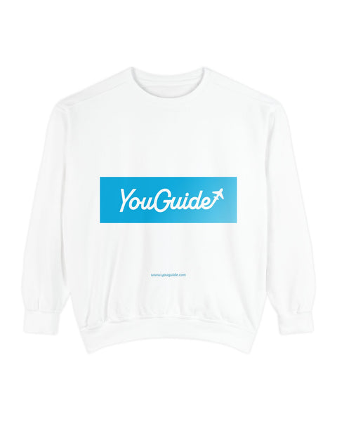Unisex Garment-Dyed Sweatshirt by YouGuide Designs – Ultimate Casual Style