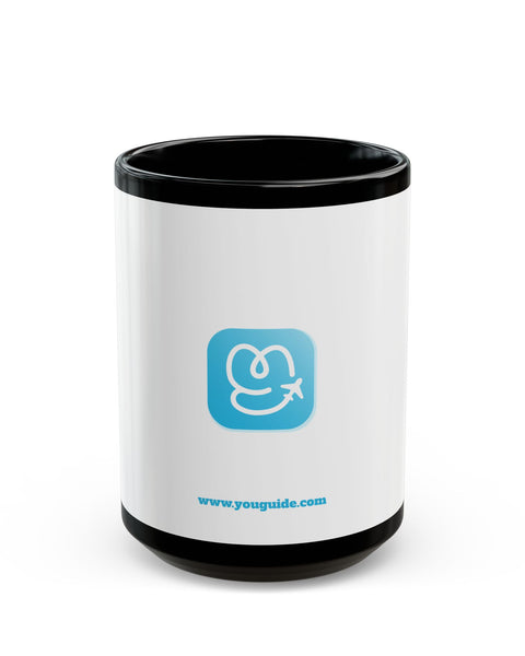 Yutra Designs Matte Black Mug - Elegant and Versatile (11oz, 15oz)