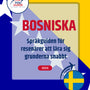 Language Guide For Bosnian in Swedish