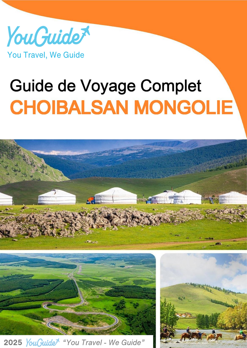 The city guide for Choibalsan (Mongolia)