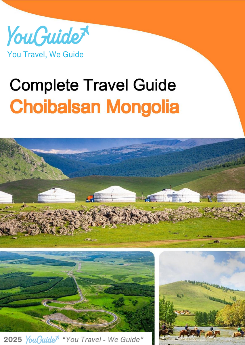 The city guide for Choibalsan (Mongolia)