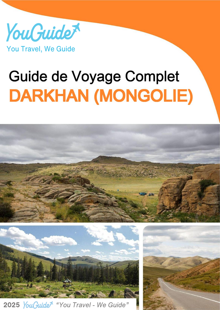 The city guide for Darkhan (Mongolia)