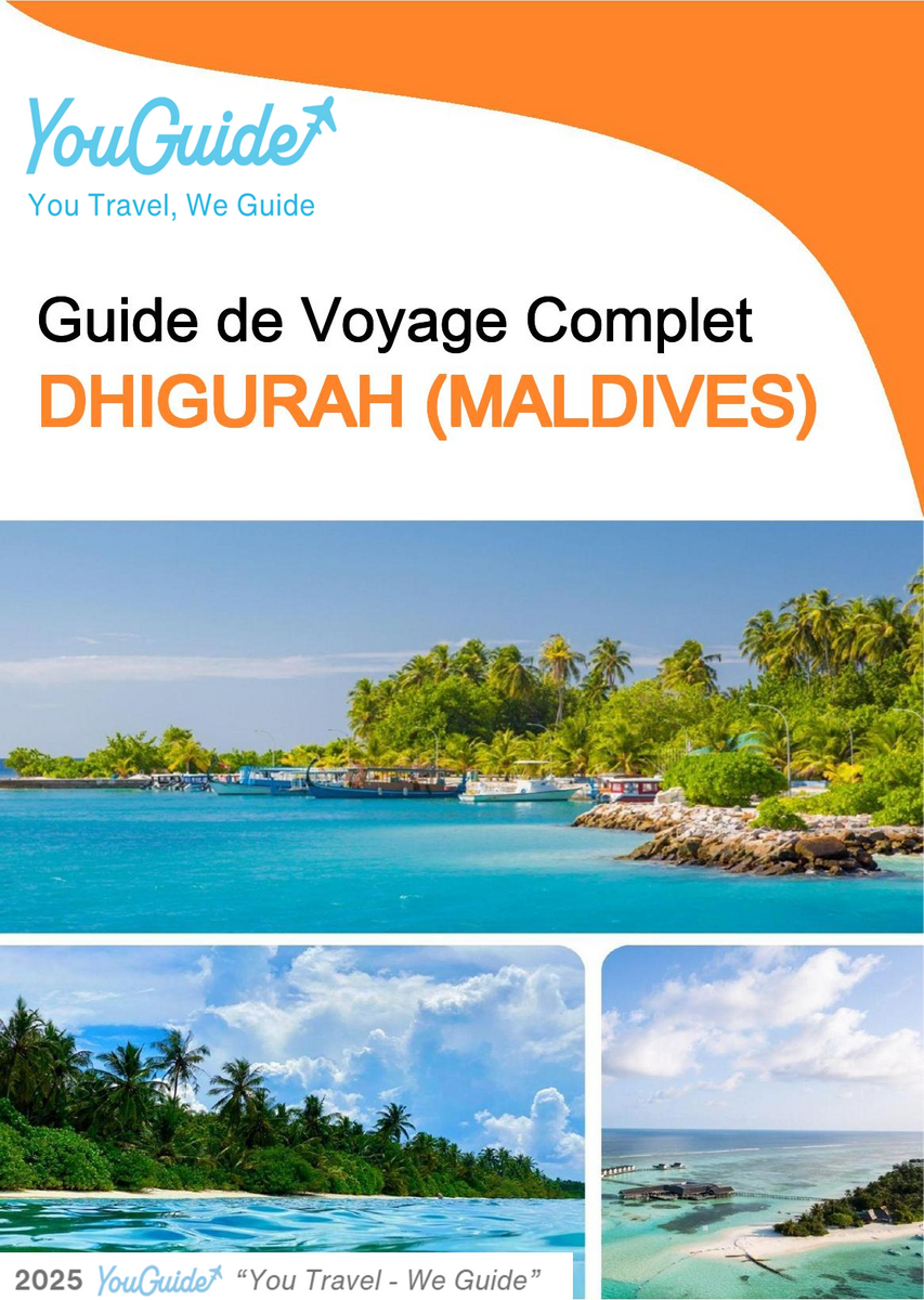 The city guide for Dhigurah (Maldives)