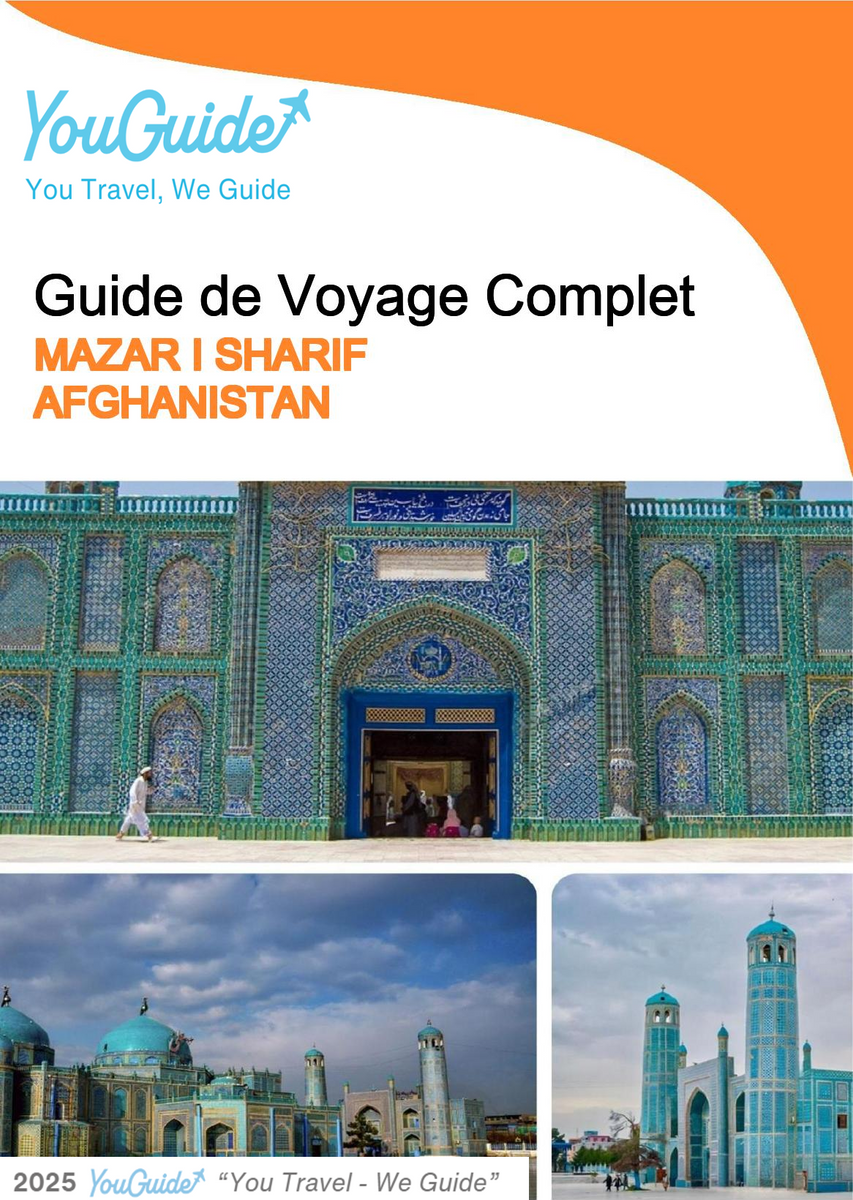 The city guide for Mazar i Sharif (Afghanistan)