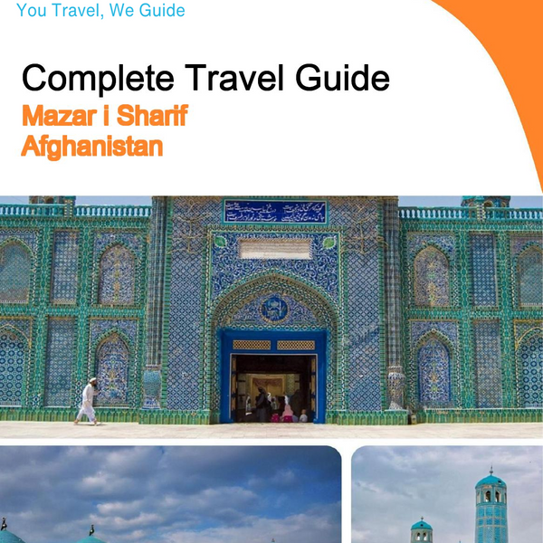 The city guide for Mazar i Sharif (Afghanistan)