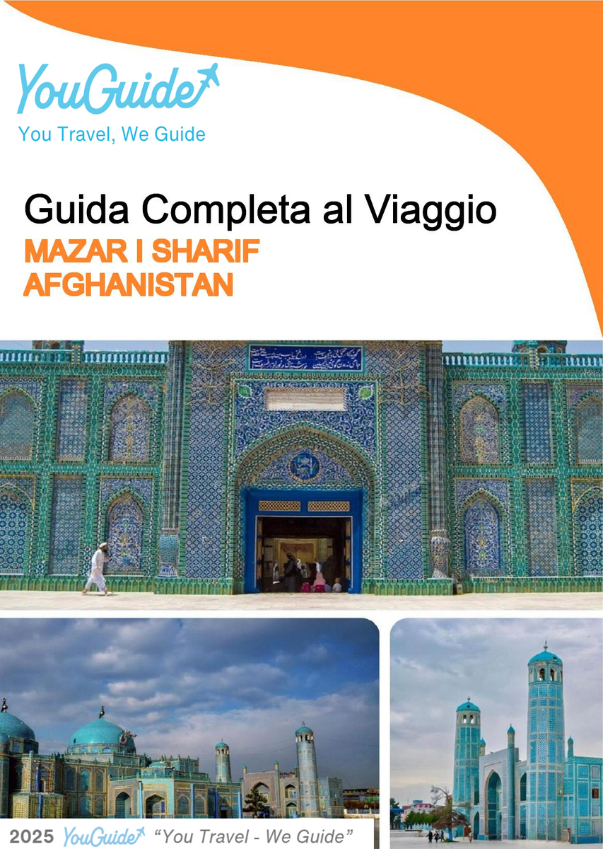 The city guide for Mazar i Sharif (Afghanistan)