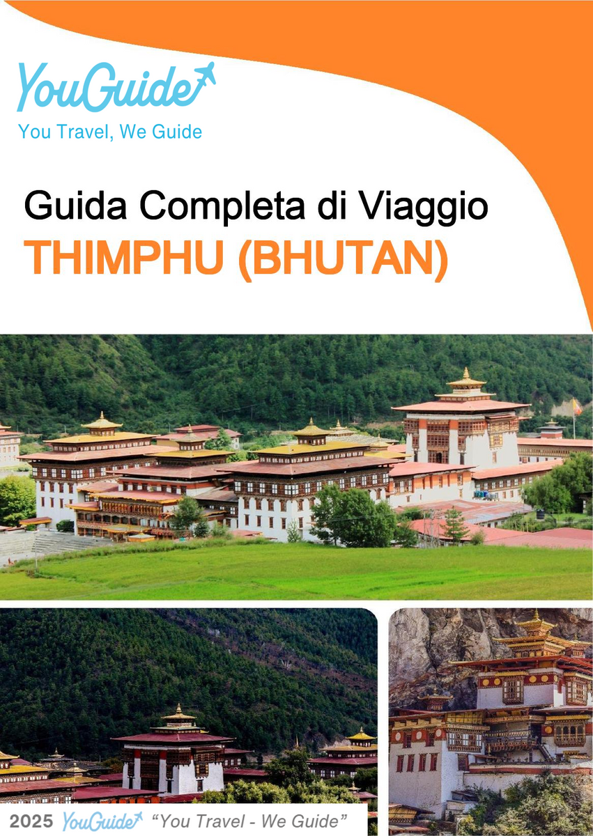 The city guide for Thimphu (Bhutan)